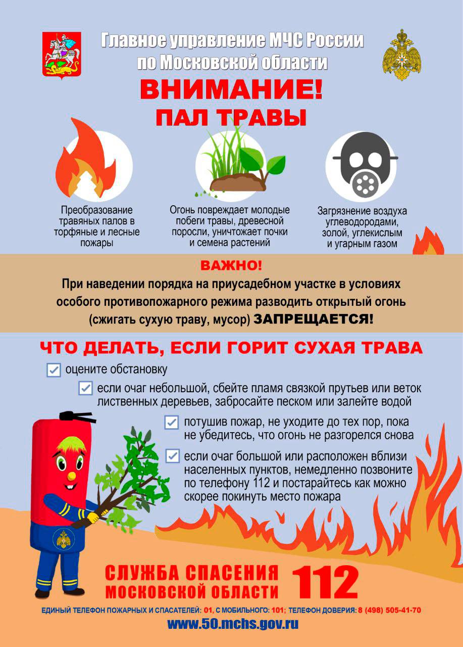 Сжигание сухой травы — преступление
